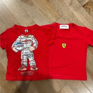 Ferrari Red V-Neck T-Shirt